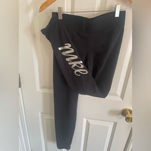 NIKE holographic black leggings